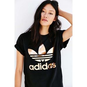 [Adidas Originals] Rose Gold Double Logo Tee